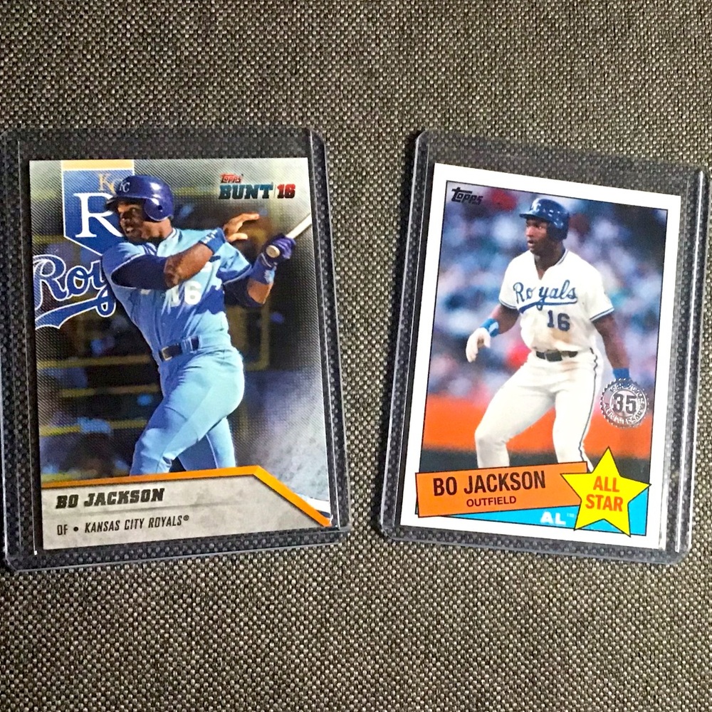 BO JACKSON 2020 TOPPS 35th Anniversary 1985 All Stars-2016 Topps Bunt 16
